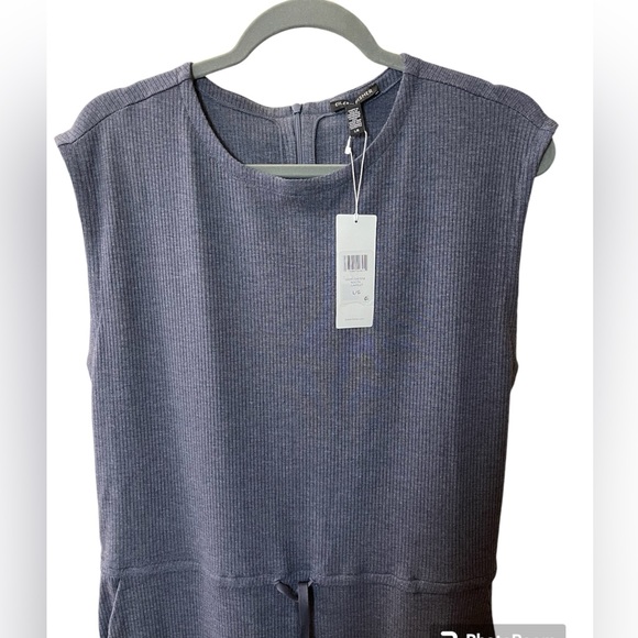 Eileen Fisher NWT Tencel Rib Cropped Jumpsuit - Picture 4 of 7